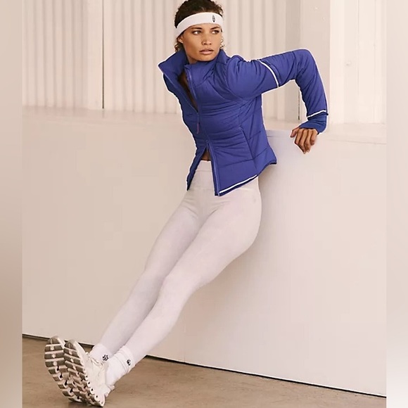 New FREE PEOPLE MOVEMENT Red Gathering Storm Run Puffer Jaket 693TM - Picture 5 of 12